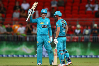 KKR player Tom Banton Hits 56 runs in 6 balls in Big Bash League