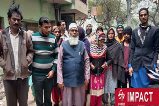 Impact story of ETV BHarat delhi Inauguration of road and sewer line at Makhdoom Samuddin Colony of Mehrauli