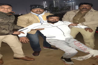 A wanted criminal injured in Ghaziabad police encounter