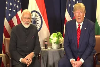 modi and trump wish new year to each other
