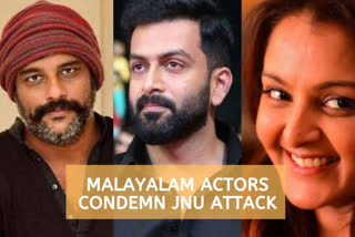 Malayalam Actors condemn attack on JNU students