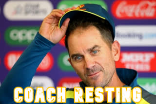 justin langer to take coaching  break while australia tour india