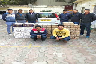 Special Staff police team arrested two liquor smugglers