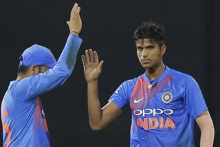 First Wicket For Indian in This Year and Decade 2020 by Washington Sundar
