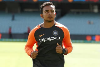 prithvi shaw ruled out of india a practice matches in new zealand with injury