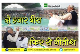 '2020, phir se Nitish' JD(U) unveils new slogan for assembly polls