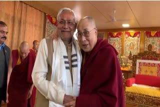 CM nitish kumar will meet dalai lama