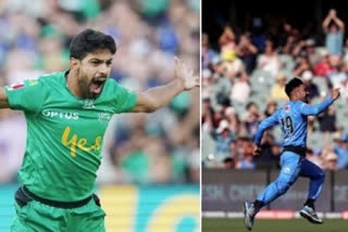 big bash league 2019-20 : rashid khan and haris rauf took hat tricks 2-hat tricks in one day in bbl