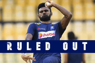 ind vs sl isuru udana ruled out of third t20i against india