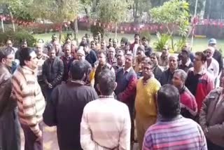 Life insurance corporation employees strike, जोधपुर में एलआईसी कर्मचारियों की हड़ताल