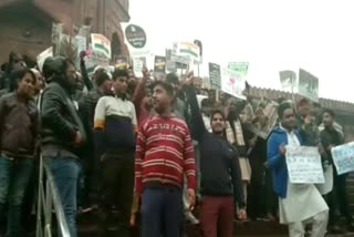 protest on Jama Masjid