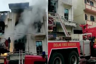 Delhi: Fire broke out at a paper printing press in Patparganj Industrial Area