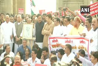 Maha top leaders in protest agaisnt CAA and NRC in mumbai