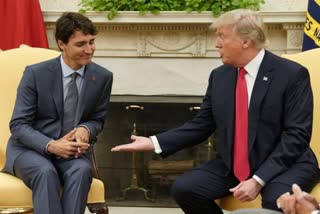 president donald trump, Canda prime minister justin trudeau