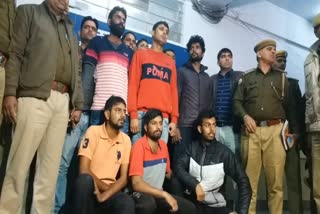 Sagar Singh gang arrested in jaipur, Five miscreants arrested in jaipur, जयपुर में सागर सिंह गिरफ्तार, जयपुर का सागर सिंह गैंग गिरफ्तार