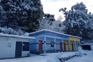 tharali chamoli snowfall news, थराली बर्फबारी के बाद धूप न्यूज