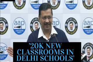 AAP govt constructed 20k new classrooms in 5 years, says Arvind Kejriwal