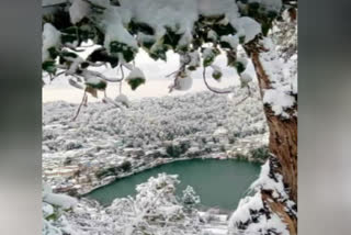 snowfall in Nainital