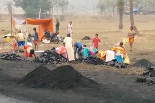 BGR company shut down coal haul due to coal theft in pakur