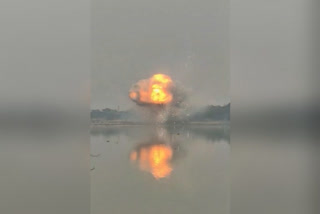 Massive explosion