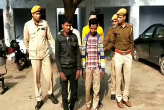 Two vicious miscreants arrested along with Desi Tanche, dholpur news, धौलपुर न्यूज