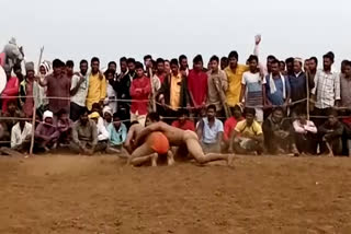 Wrestling competition in adilabad