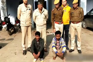 Rajkheda police seized illegal weapon ,  Rajkheda police arrested 2 youths, राजाखेड़ा पुलिस