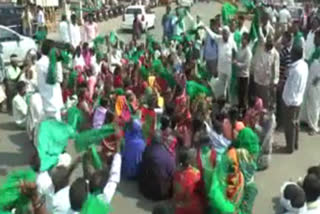 Farmers Union Protest in Haveri