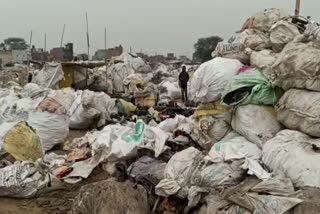 plastic market in agricultural land of parnala