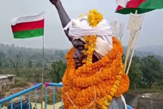 Celebrating martyrdom day of Birsa Munda in khunti