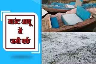 sirohi news, temperature of Mount Abu, माउंट आबू में सर्दी, मौसम विभाग सिरोही