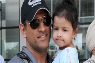 MS Dhoni Family at Uttarakhand