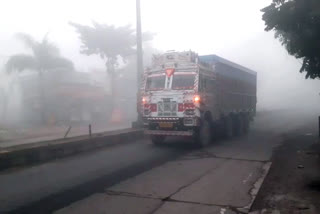 people facing problem due to dense fog in radaur