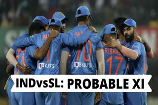 INDvsSL, India's Probable XI