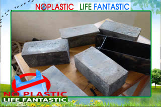 Brick made of waste plastic, waste plastic made Brick