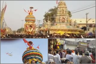 Durgamma  grand chariot festival in Gangavathi.