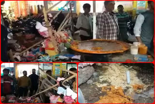 attack on shopkeeper by masked miscreants in bhubaneswar market building