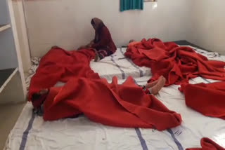 After the sterilization the women lay on the floor