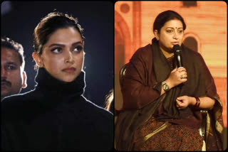 Smriti Irani criticizes Deepika Padukone