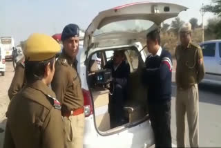 बीकानेर जयपुर राजमार्ग, bikaner police, bikaner news बीकानेर के कलेक्टर-एसपी