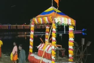 Shimoga: Grand celebration of Sitaramanjanaya thepothsava