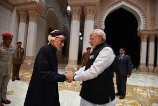 ഒമാൻ ഭരണാധി  നരേന്ദ്രമോദി  modi condoles  modi  oman sultan