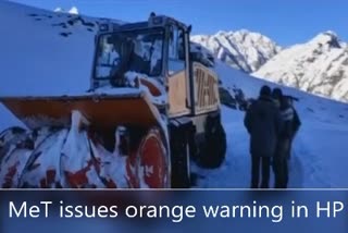 HP: Over 800 snowbound roads remain blocked, MeT issues fresh orange warning