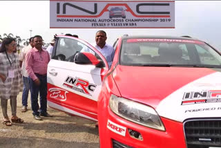 Indian national auto cross firals at vijayawada