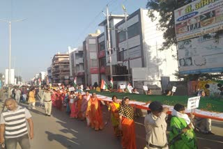 Big rally in support of CAA in dhamtari