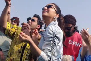 Varun Dhawan, Shraddha Kapoor attend Kite festival in Gujarat