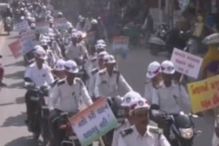 road safety week celebration in dahod