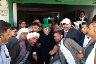 Former Chief Minister of State Haryana OP Chautala arrived at Mewat