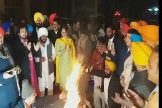 ਲੁਧਿਆਣਾ 'ਚ ਮਨਾਈ ਧੀਆਂ ਦੀ ਲੋਹੜੀ