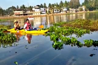 Sagara Ganapati Lake Cleaning work, Begins